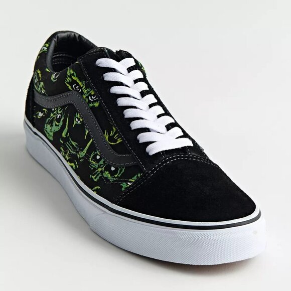 NWOB | Vans | Eyes in The Dark Old Skool | Green & Black | 12 | Glow in the Dark - Picture 1 of 8